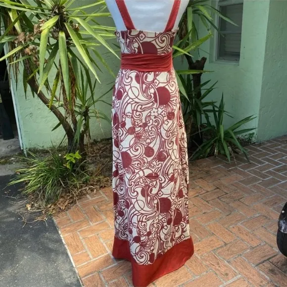 Urban Outfitters Maxi Dress Empire Ruched Waist