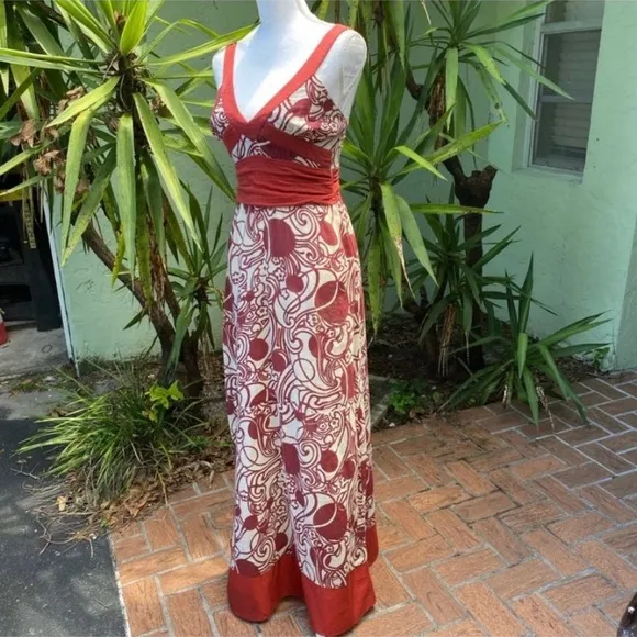 Urban Outfitters Maxi Dress Empire Ruched Waist