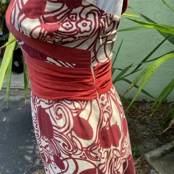 Urban Outfitters Maxi Dress Empire Ruched Waist
