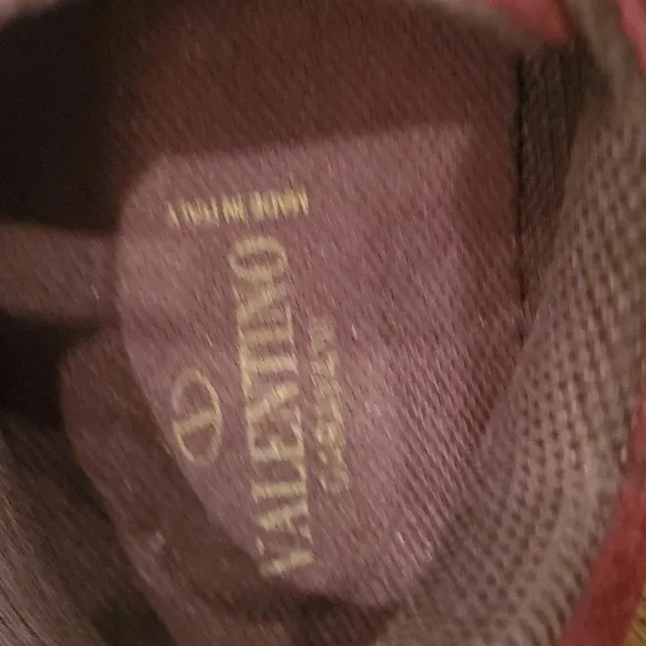 Valentino Garavani suade sneakers. Like new.