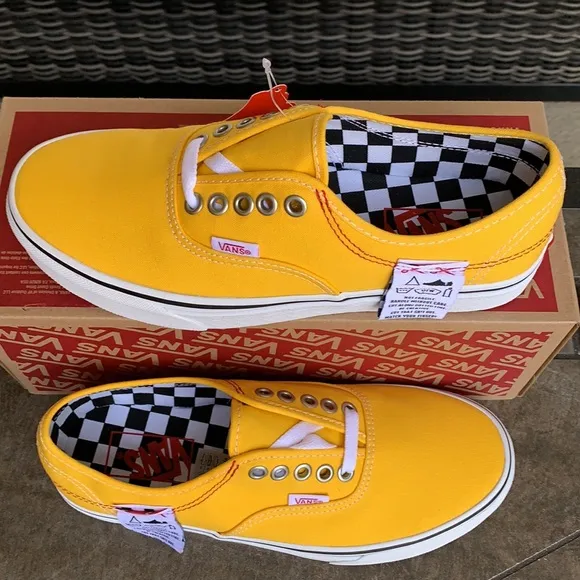 VANS AUTHENTIC HC DIY LEMON CHROME/TRUE WHITE WMNS