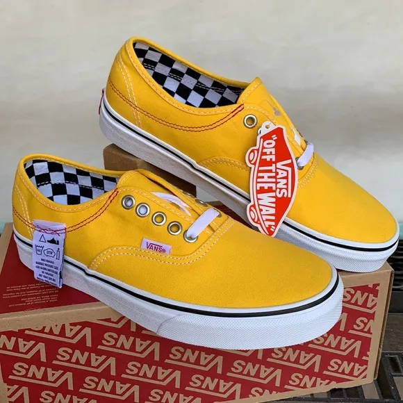VANS AUTHENTIC HC DIY LEMON CHROME/TRUE WHITE WMNS
