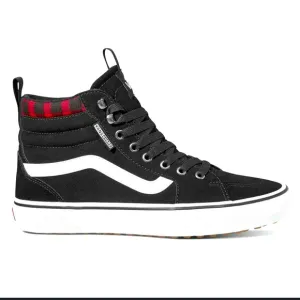 Vans Casual Trainers hi top Filmore Hi VansGuard Red Black gingham Gothcore