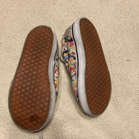 Vans Disney Princess Lace Up Low Sneakers Toddlers Size 9