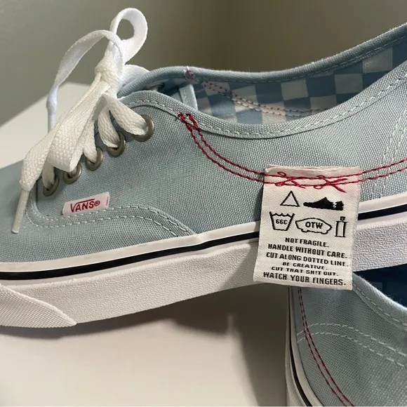 Vans DIY Authentic Hc Skate Shoes Winter Blue W 8.5 &amp; M 7