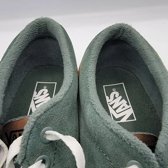 Vans Doheny Mens Size 10 Green Suede Casual Low Top Lace Up Shoes