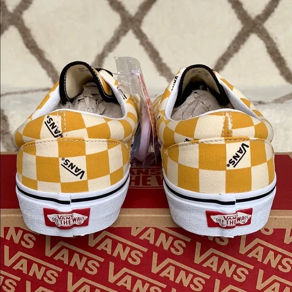 VANS ERA big checkerboard yellow/true white Mens