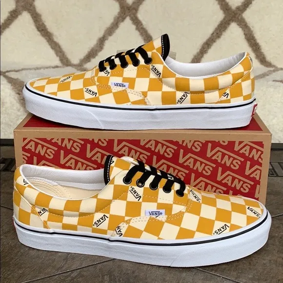 VANS ERA big checkerboard yellow/true white Mens