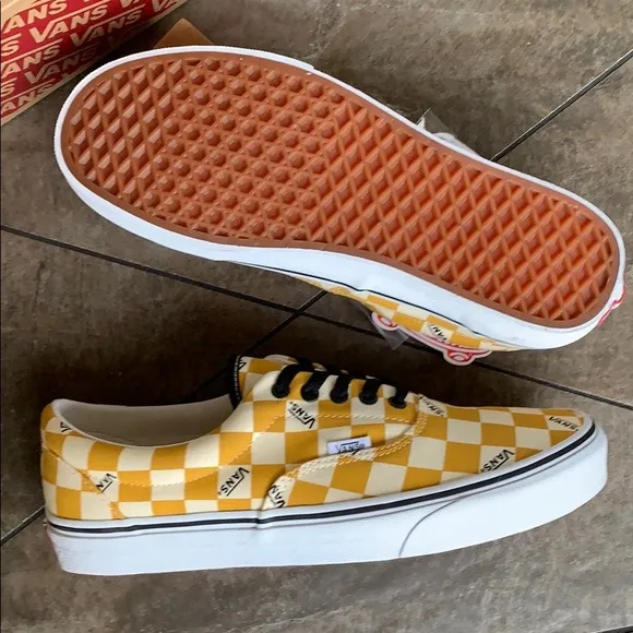 VANS ERA big checkerboard yellow/true white Mens