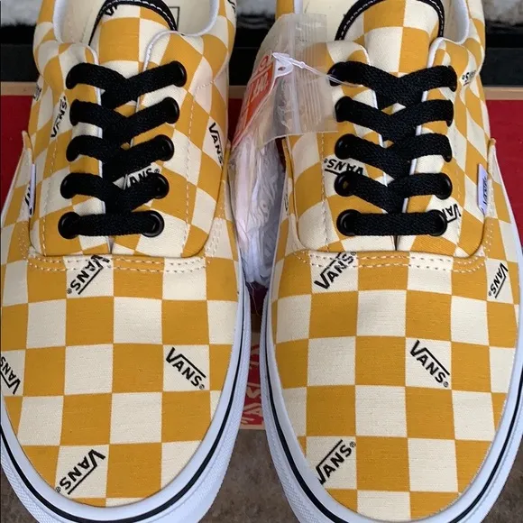 VANS ERA big checkerboard yellow/true white Mens