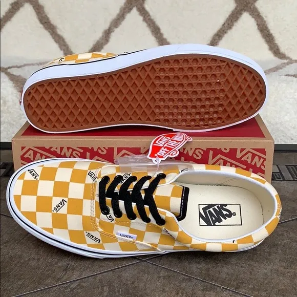 VANS ERA big checkerboard yellow/true white Mens