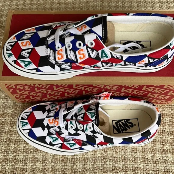 Vans Era Checker Cube Multi/True White WMNS
