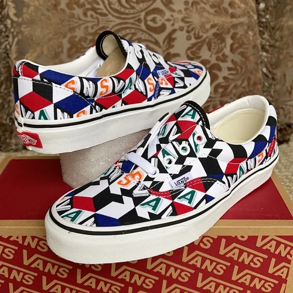 Vans Era Checker Cube Multi/True White WMNS