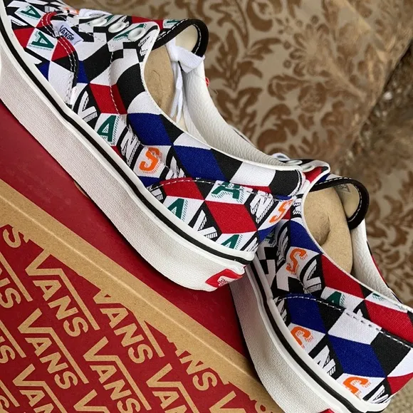 Vans Era Checker Cube Multi/True White WMNS