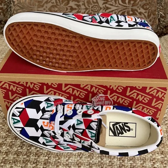 Vans Era Checker Cube Multi/True White WMNS