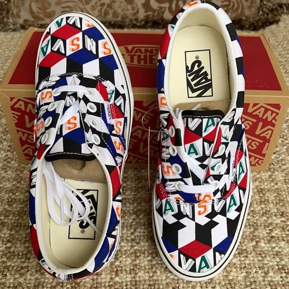 Vans Era Checker Cube Multi/True White WMNS