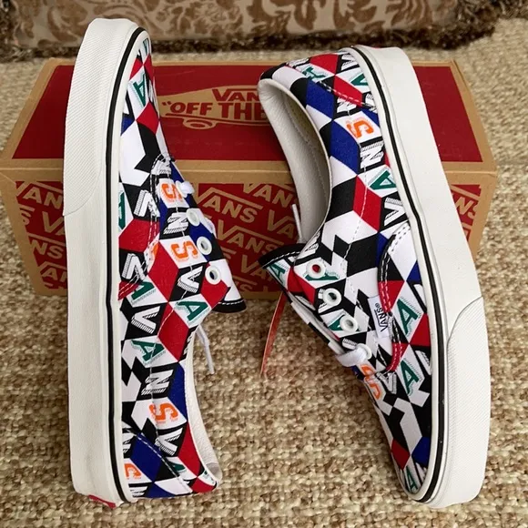 Vans Era Checker Cube Multi/True White WMNS