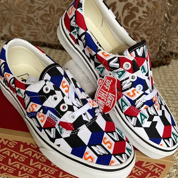 Vans Era Checker Cube Multi/True White WMNS