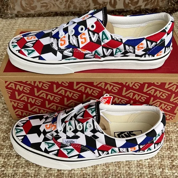 Vans Era Checker Cube Multi/True White WMNS