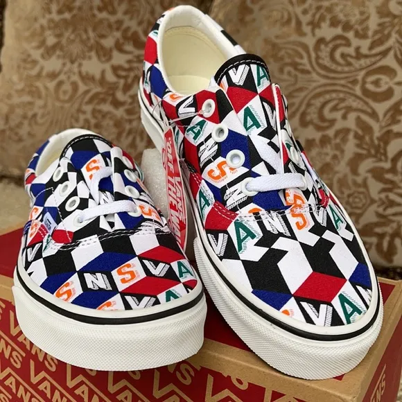 Vans Era Checker Cube Multi/True White WMNS