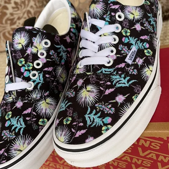 Vans Era Paradise Floral Black/True White WMNS