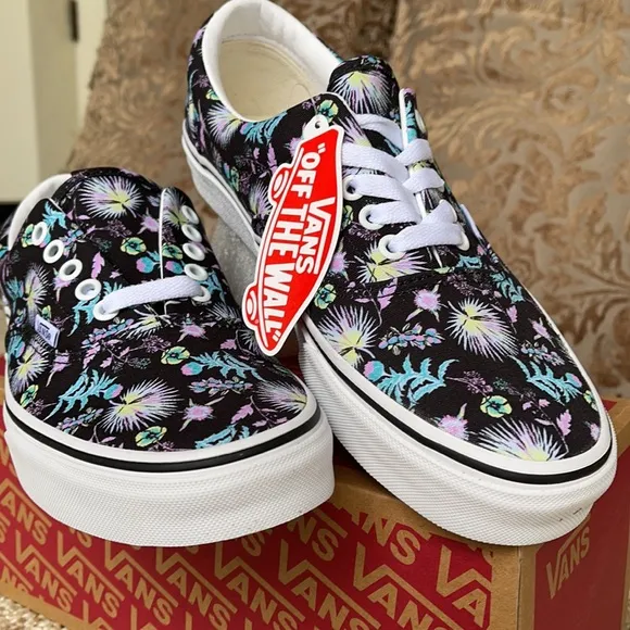 Vans Era Paradise Floral Black/True White WMNS