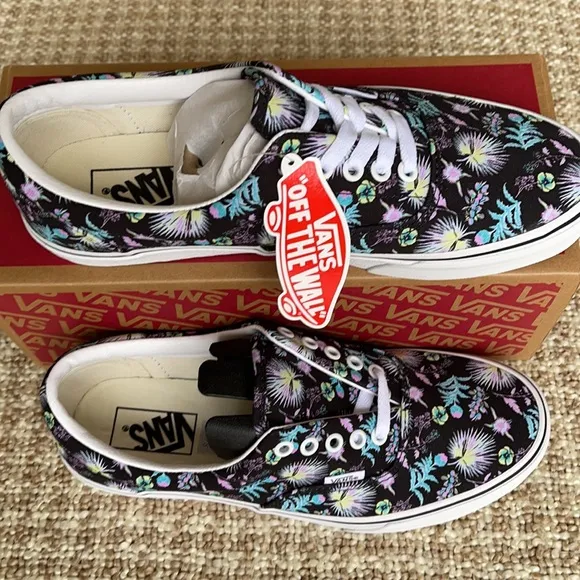 Vans Era Paradise Floral Black/True White WMNS