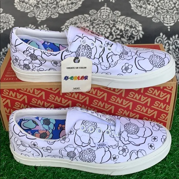 VANS ERA U-COLOR FLORAL/TRUE WHITE MEN’S