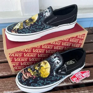 Vans Metallica Slip On Sad But True Pushhead  Shoes Men’s Sz 7.5 NEW
