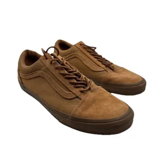 Vans Old Skool Mono Gum Vansbuck/Khaki Skateboarding Shoes Sneakers size 10.5M