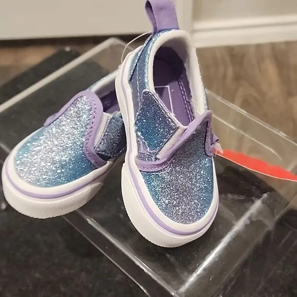 Vans Ombre Glitter Slip-On Shoes