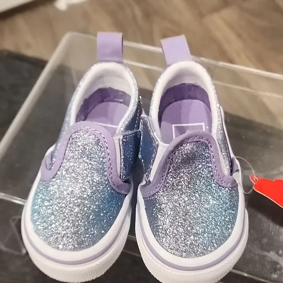 Vans Ombre Glitter Slip-On Shoes