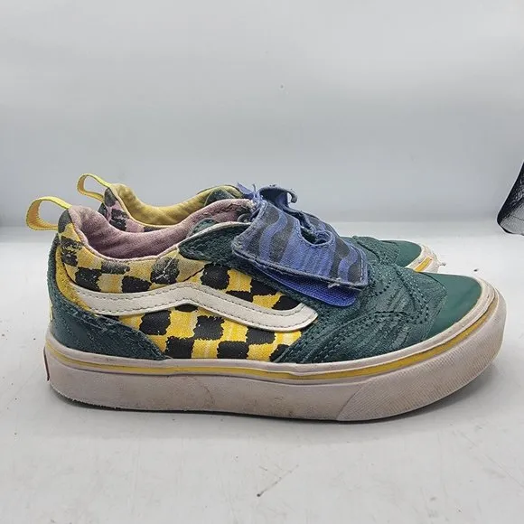 Vans Preschool New Skool Crayola Kids Size 13 Sneaker Shoes Casual Drawing