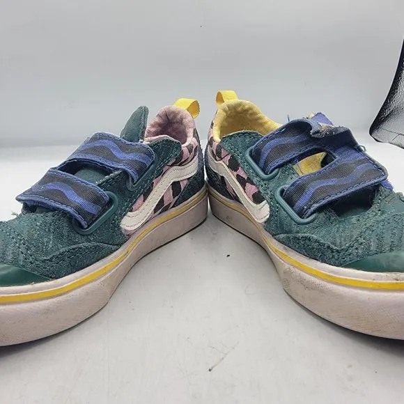 Vans Preschool New Skool Crayola Kids Size 13 Sneaker Shoes Casual Drawing