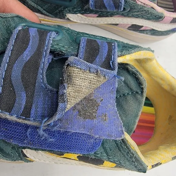 Vans Preschool New Skool Crayola Kids Size 13 Sneaker Shoes Casual Drawing