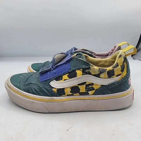 Vans Preschool New Skool Crayola Kids Size 13 Sneaker Shoes Casual Drawing