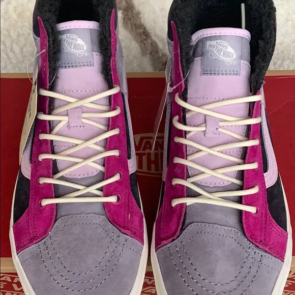 ••VANS Sk8-Hi 46 Mte Dx Mte Lilac Grey/Obsidian WM