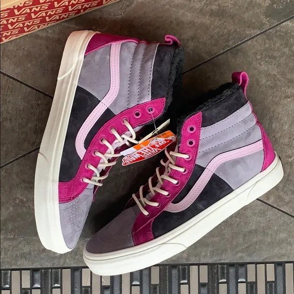 ••VANS Sk8-Hi 46 Mte Dx Mte Lilac Grey/Obsidian WM