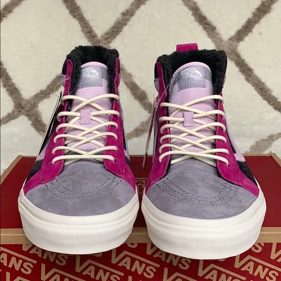 ••VANS Sk8-Hi 46 Mte Dx Mte Lilac Grey/Obsidian WM