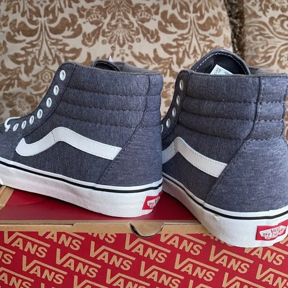 Vans Sk8-Hi Jersey Grey/Snow White WMNS