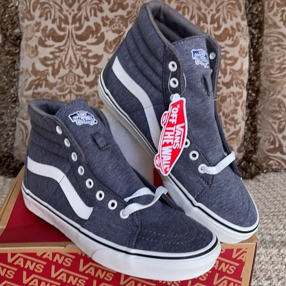Vans Sk8-Hi Jersey Grey/Snow White WMNS