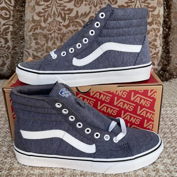 Vans Sk8-Hi Jersey Grey/Snow White WMNS