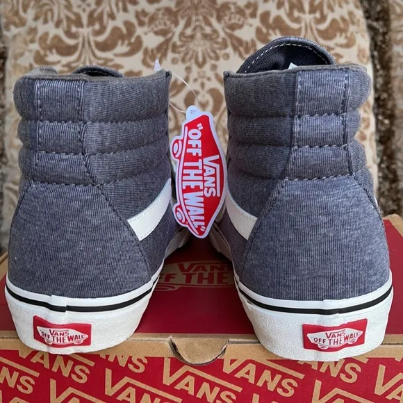 Vans Sk8-Hi Jersey Grey/Snow White WMNS