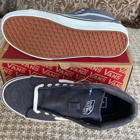 Vans Sk8-Hi Jersey Grey/Snow White WMNS