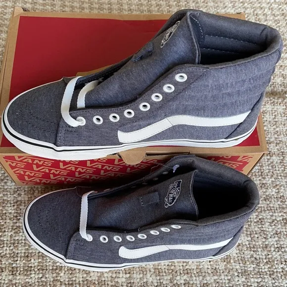 Vans Sk8-Hi Jersey Grey/Snow White WMNS
