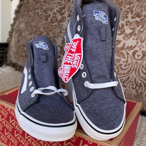 Vans Sk8-Hi Jersey Grey/Snow White WMNS
