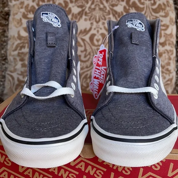 Vans Sk8-Hi Jersey Grey/Snow White WMNS