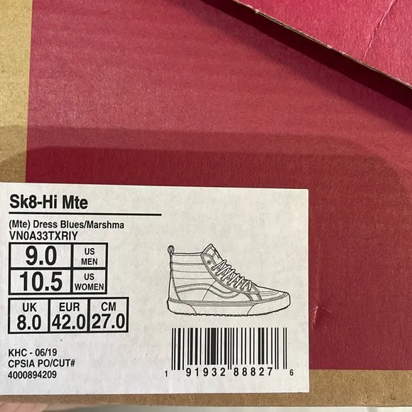 Vans Sk8-Hi Mte 2.0 Dx Dress Blues/Marshmallow WM