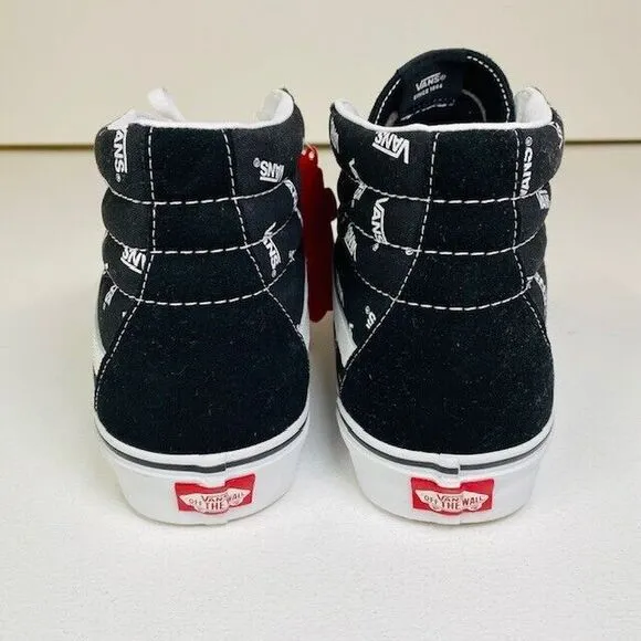Vans Sk8-Hi Vans Logo Black True White Size US 13 Men's New VN0A32QGQW7 Sneakers