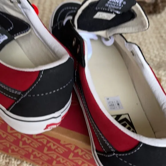 Vans Sk8-Low Leather black/chili pepper MENS